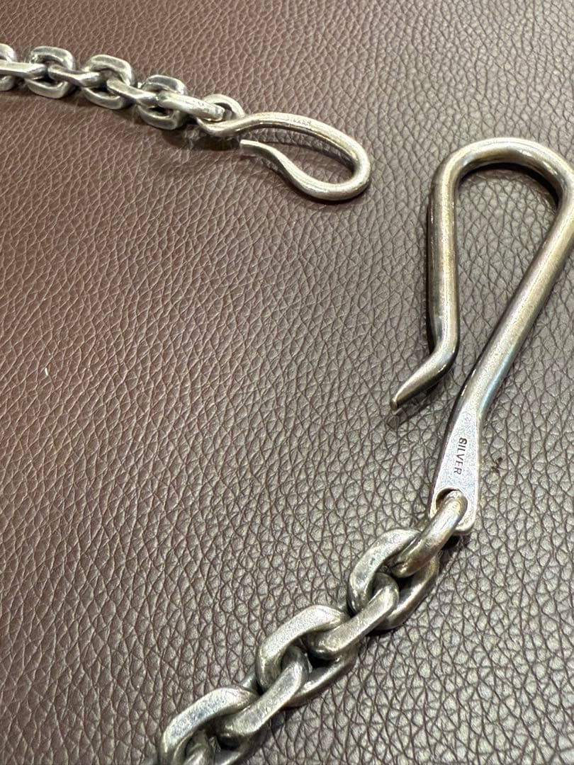 が*ー様 ワンメイク　シルバー925 ウォレットチェーン　レッドムーンアージェン