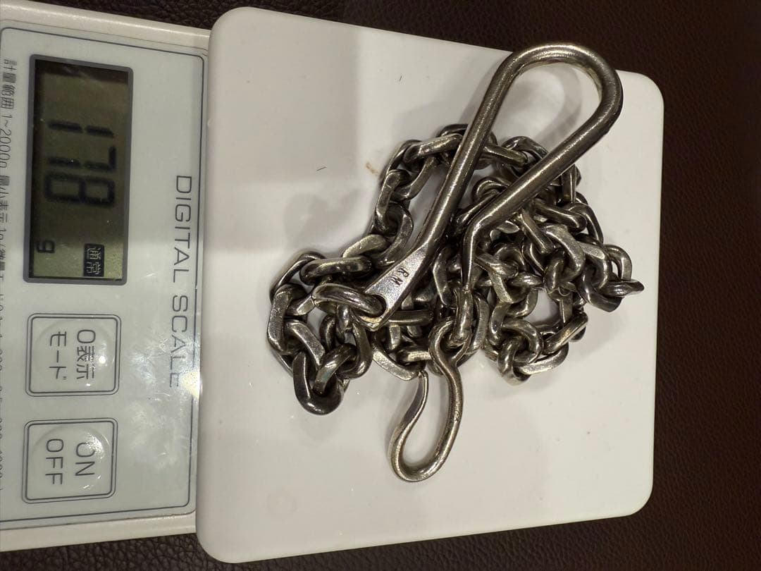 が*ー様 ワンメイク　シルバー925 ウォレットチェーン　レッドムーンアージェン