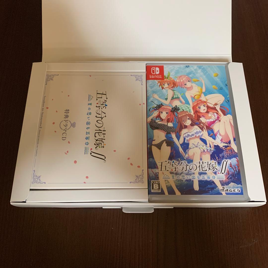 【美品】五等分の花嫁∬ 夏の思い出も五等分 限定版　アニメイト特典付き