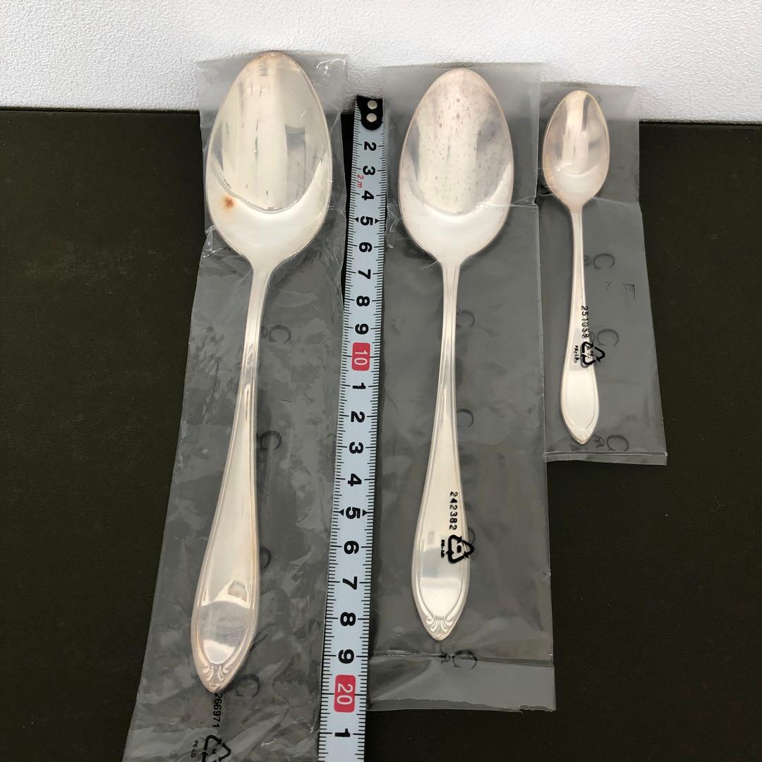 未使用　Versailles カトラリー 14本　シルバープレート　C/王冠刻印