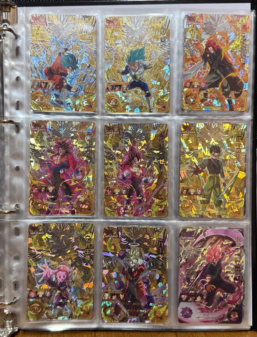 ドラゴンボールヒーローズ 引退品カードセット ファイル付き