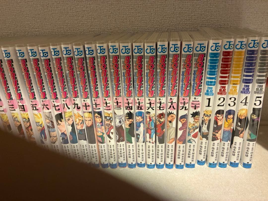 NARUTO 全72巻+BORUTO20巻+5巻　クリアブックカバー付き