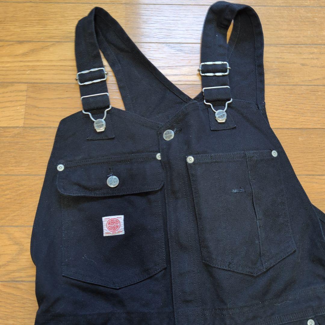 ネイバーフッドダブルニーブラックオーバーオール