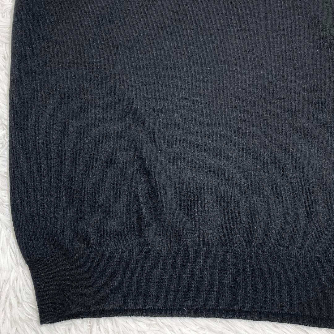 【新品未使用】バランタインカシミア・カシミヤ・ニット・ベスト・Vネック・46