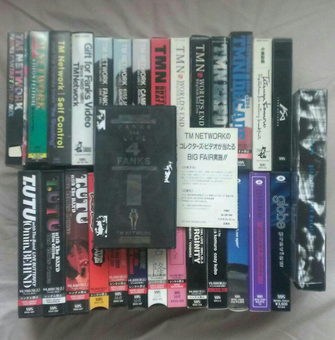 TM NETWORK関連VHS29本セット B'z松本YOSHIKI