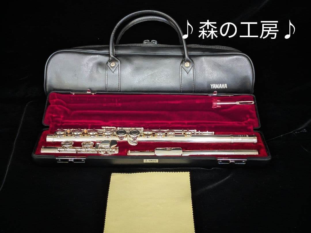 商談中【nori】管体銀製　ヤマハフルート YFL411 Eメカ