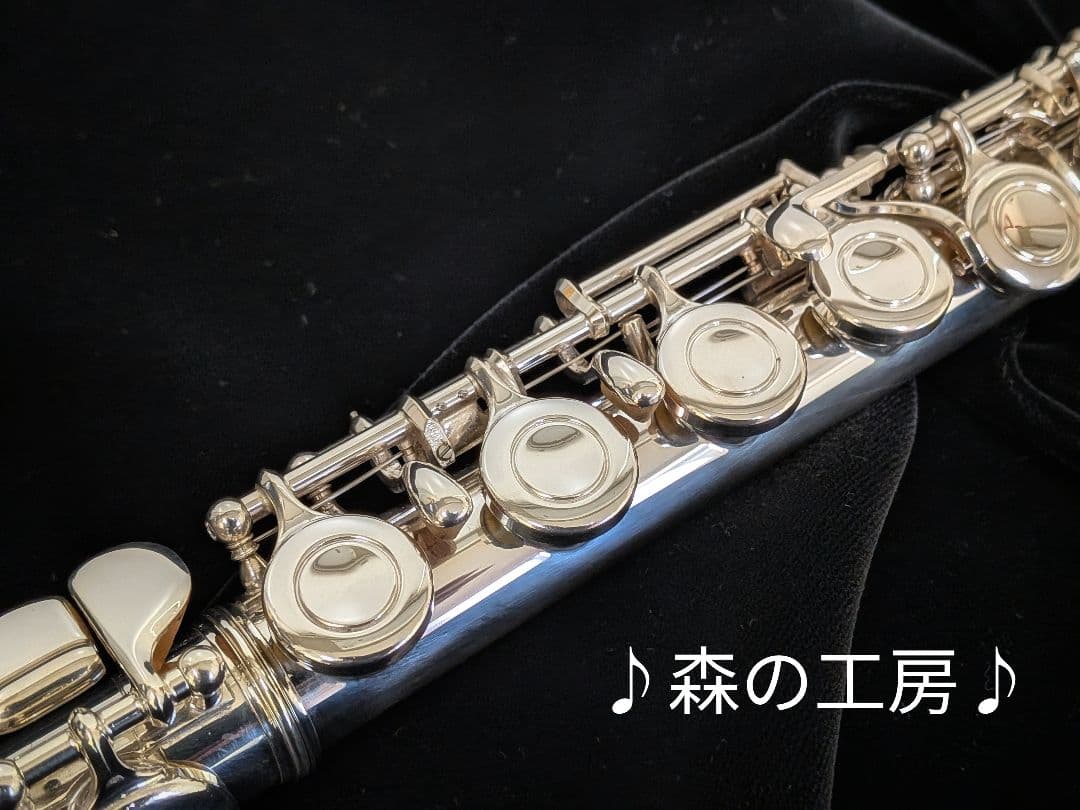 商談中【nori】管体銀製　ヤマハフルート YFL411 Eメカ