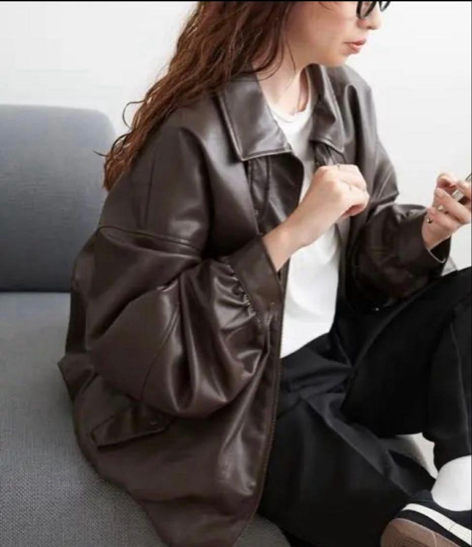 discoat ヴィンテージPUレザージャケット