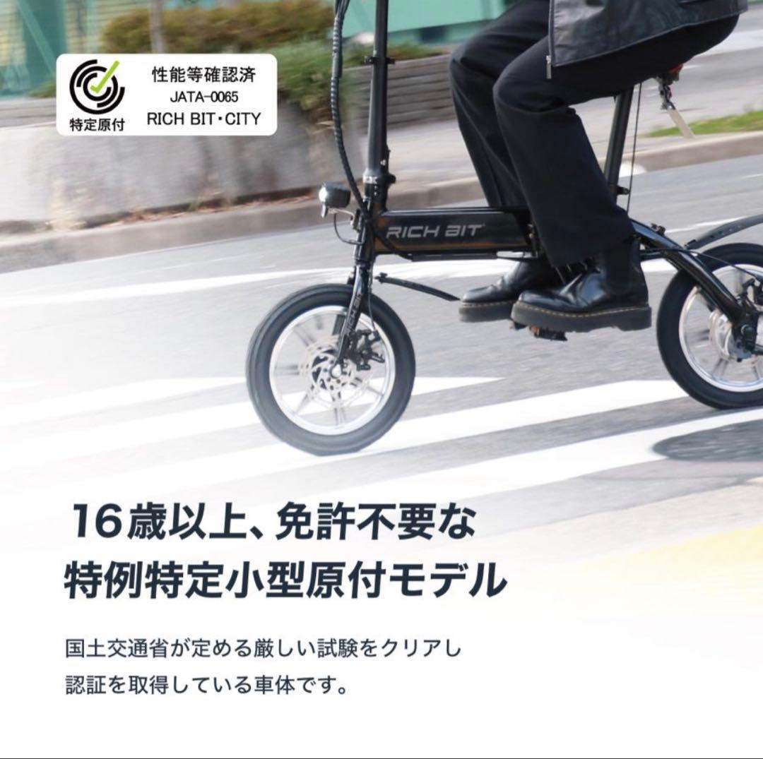 RICH BIT CITI リッチビットシティ折りたたみ電動アシスト自転車