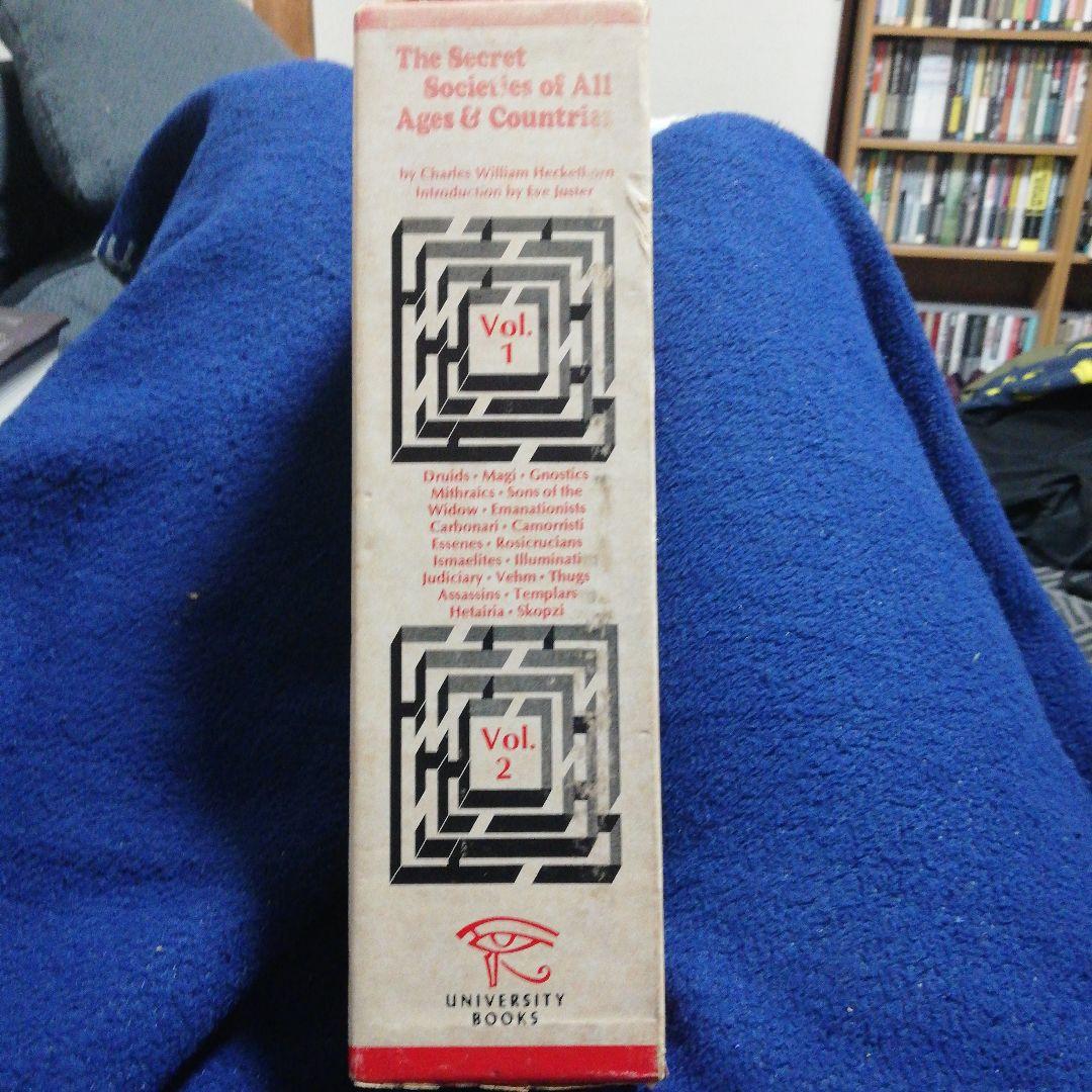 洋書 Secret Societies of All Ages & Countries