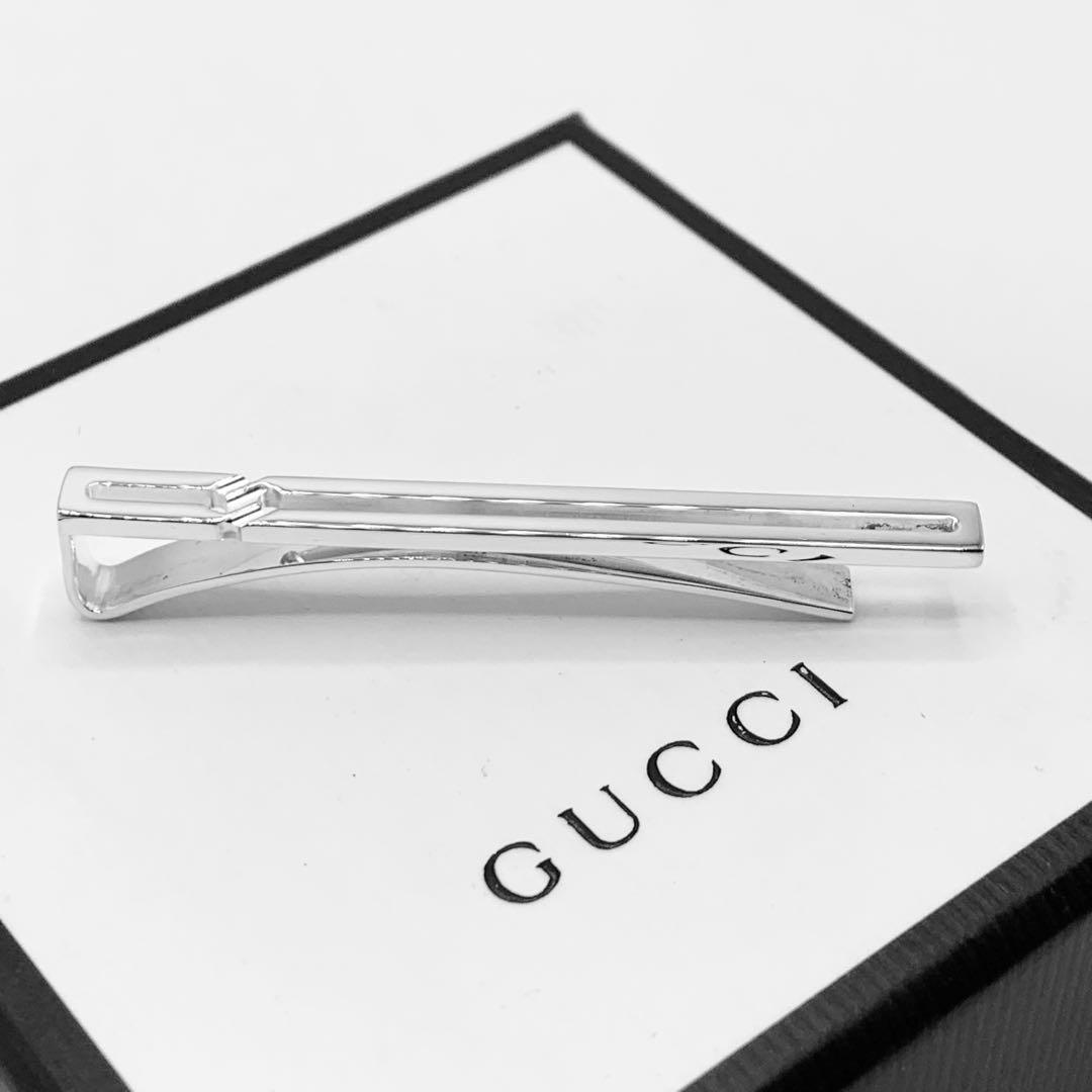 【鏡面仕上】【オシャレ】GUCCI ネクタイピン　タイピン　925 ノット