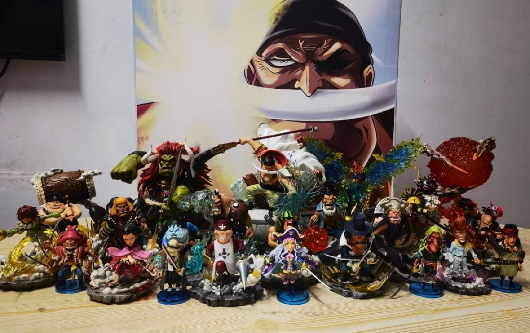 翌日発送　YZ　白ひげ海賊団　隊長16人　ワンピース　フィギュア　ガレージキット