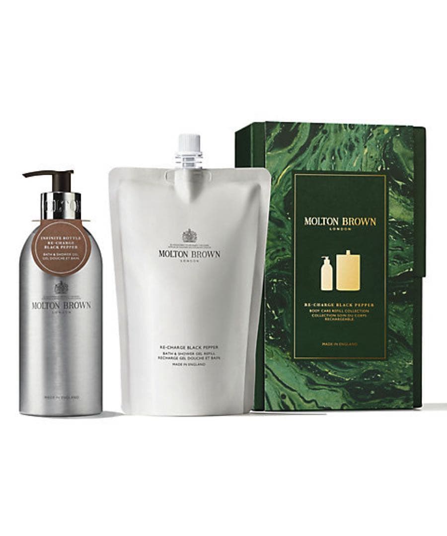 モルトンブラウン/ブラックペッパーリチャージ/ボディケア詰め替えセット