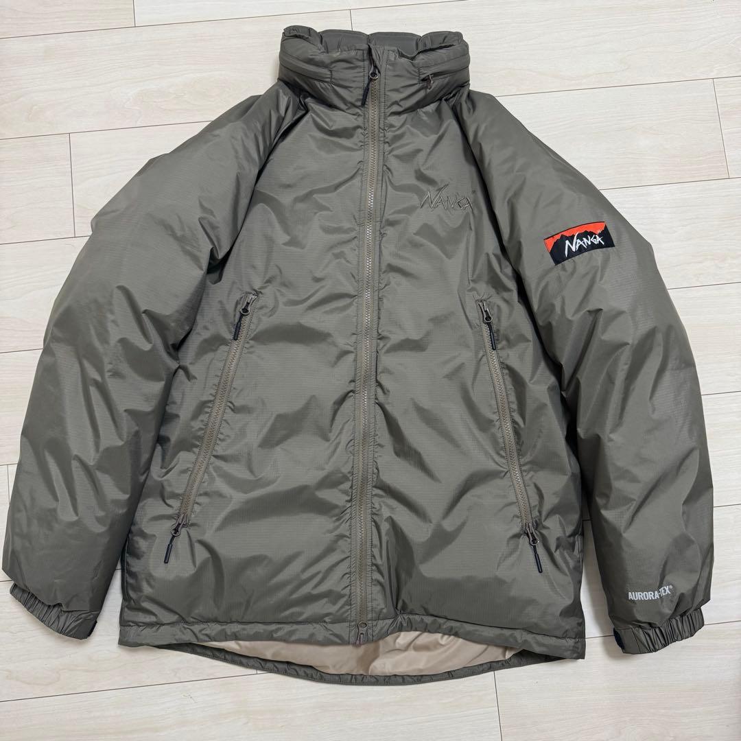 NANGA×BEAVER/ナンガ×ビーバー ダウンジャケット オリーブ