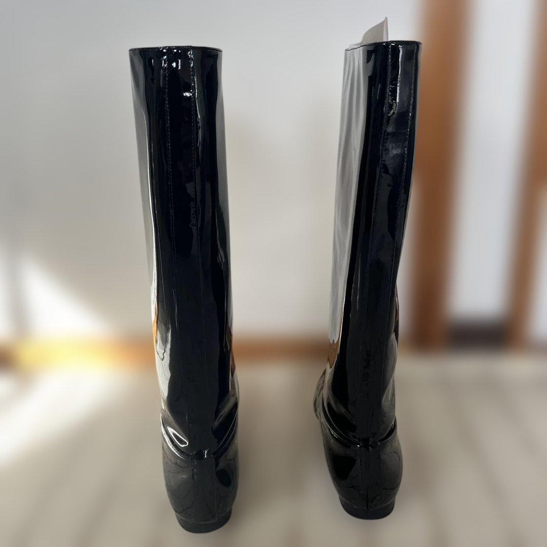 I*O様 NEBULONI E. ブラックロングブーツ 38