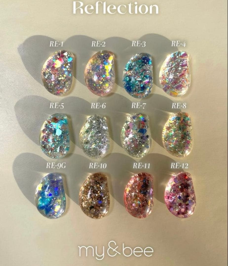 my＆bee reflection series 12色セット マイビー