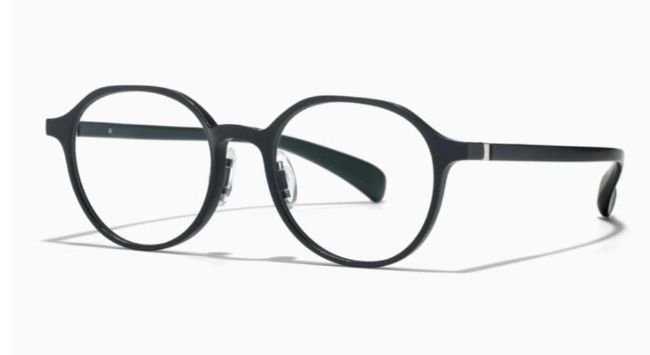 気まぐれ中極美品＊JINS360°/マットブラック/度入り/ダテメガネ変更可