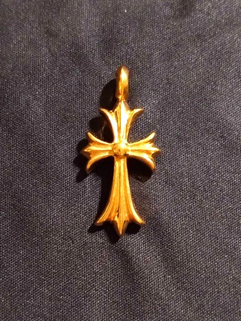 クロムハーツ22Kタイニーファットクロスパヴェダイヤ