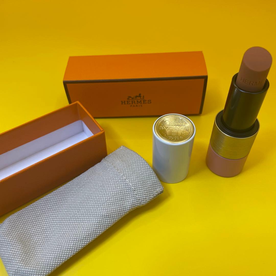 ローズ・タン　ティンティッドリップバーム　HERMES