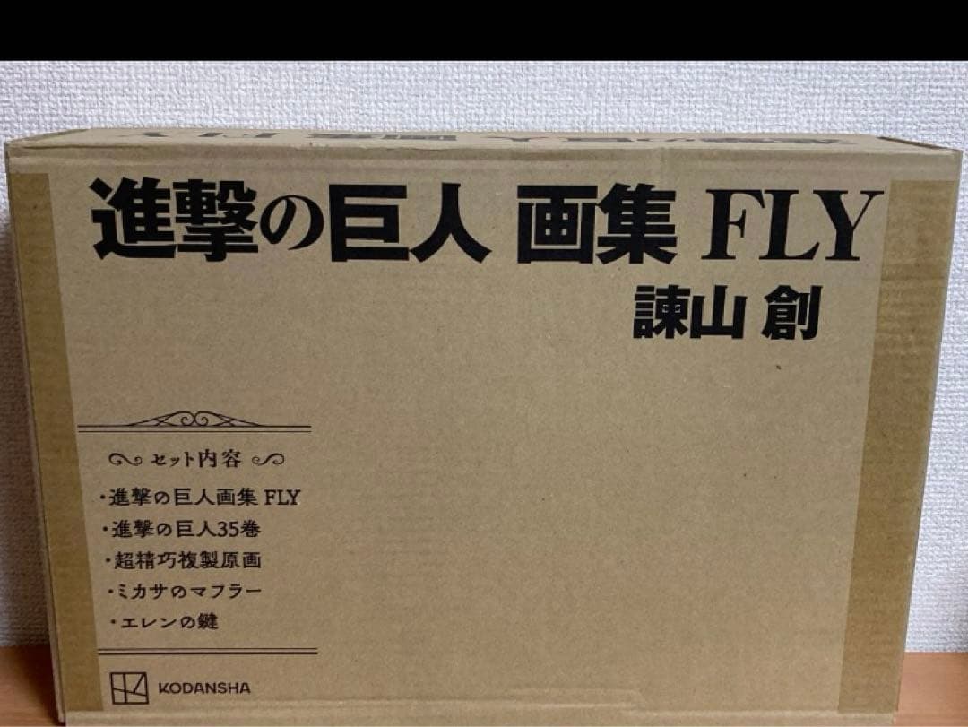 【未開封品】進撃の巨人 画集 FLY　諫山 創