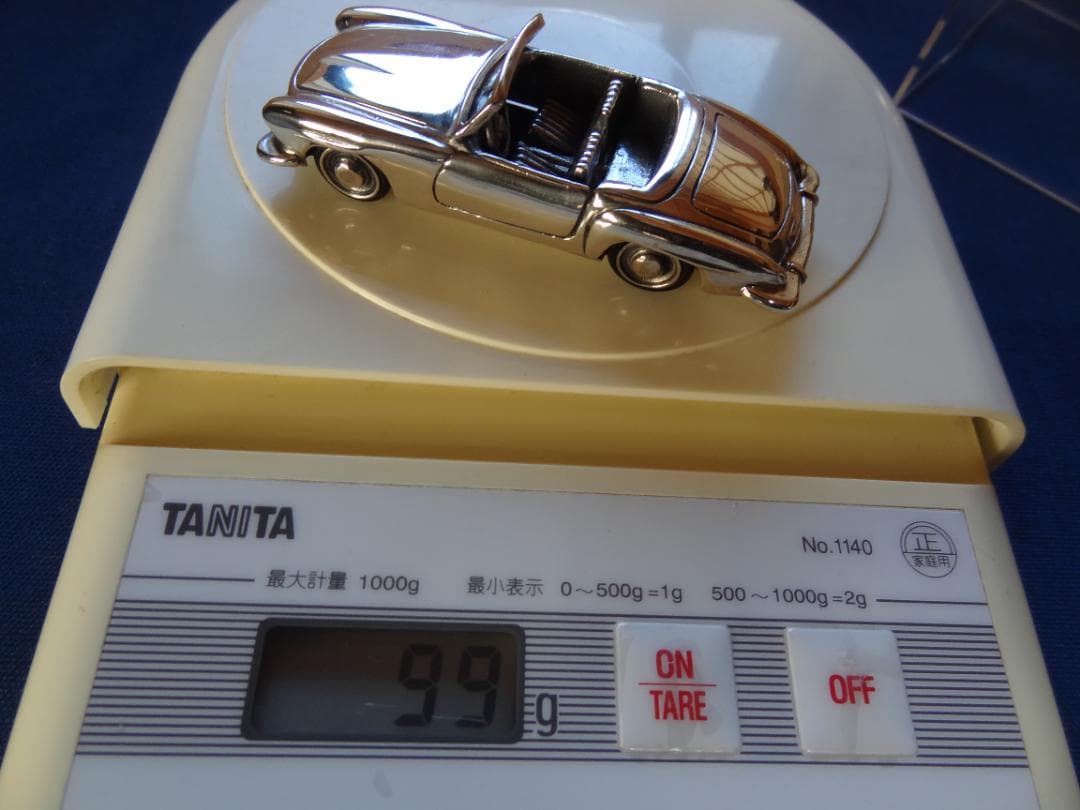 イタリア製 スターリングシルバー ベンツSM5563 カブリオレ ミニカー