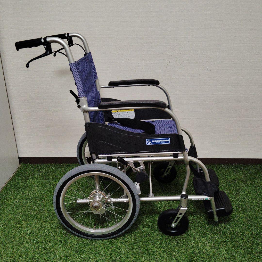 車椅子 カワムラサイクル 介助式 超軽量 ふわりすKF16