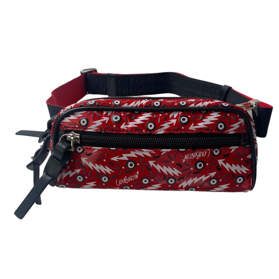 美品 ルブタン ChristianLouboutin ボディバッグウエストポーチ