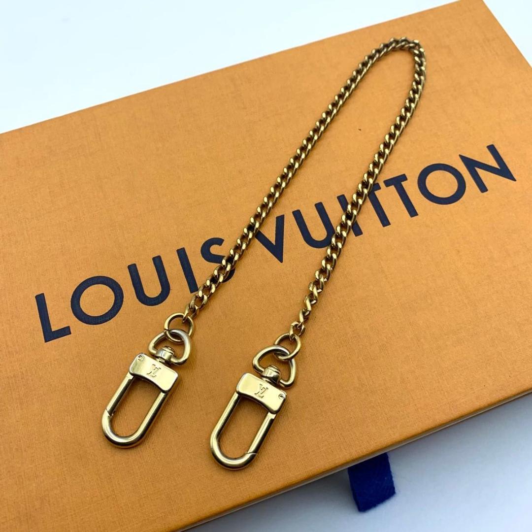 美品 ルイヴィトン ウォレットチェーン ゴールド 金 財布 大人気 アクセサリー