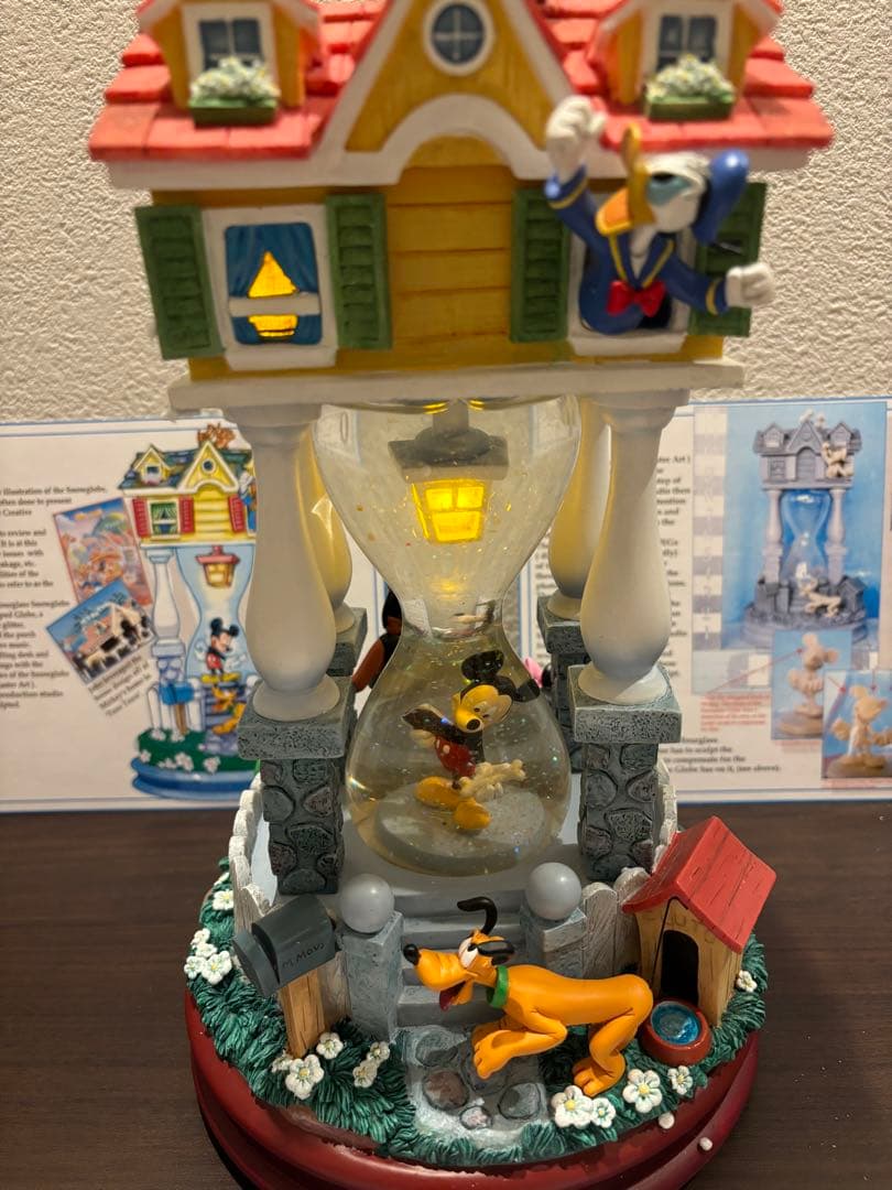 パ*ン様 【希少！未使用】オルゴール付き特大スノーグローブ ディズニーコレクショ