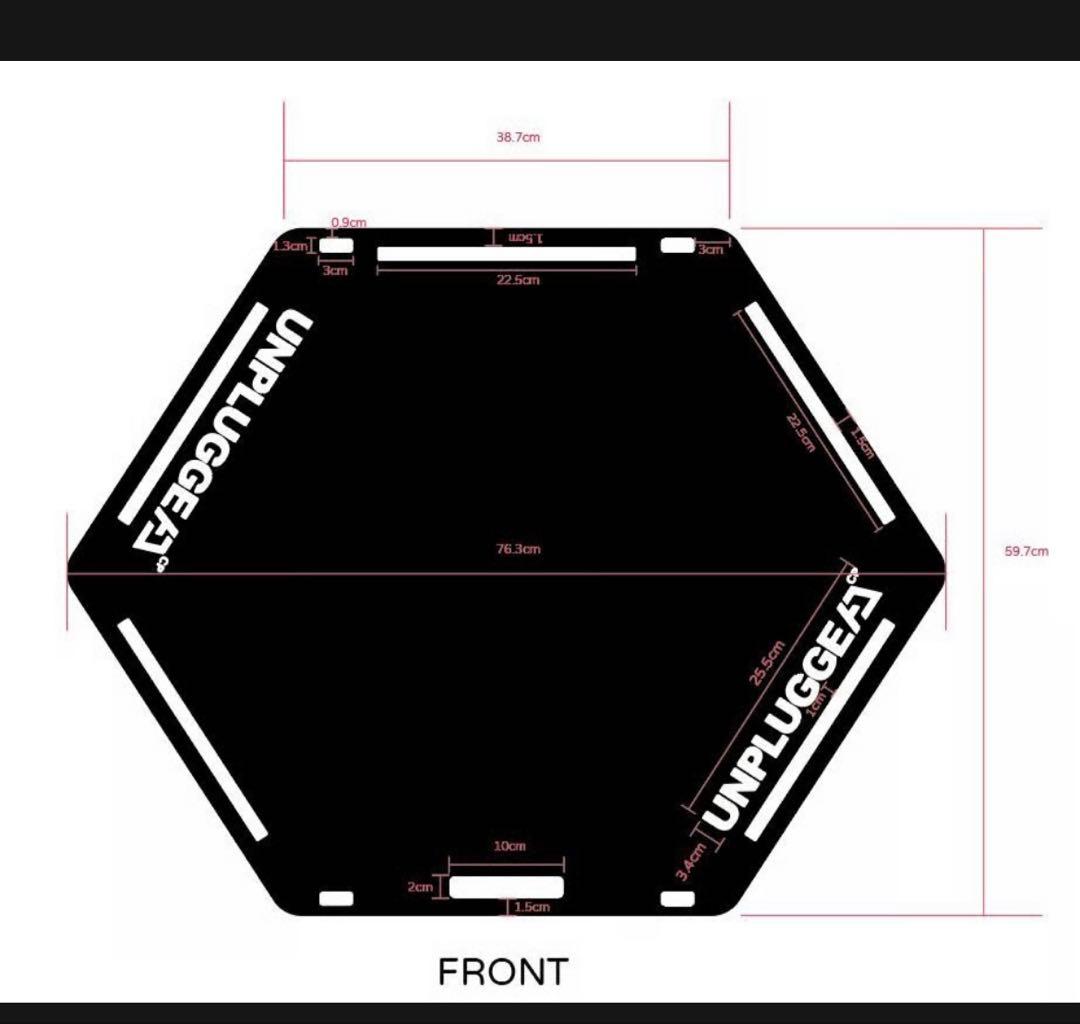 UNPLUGGED ヘキサテーブル　美品