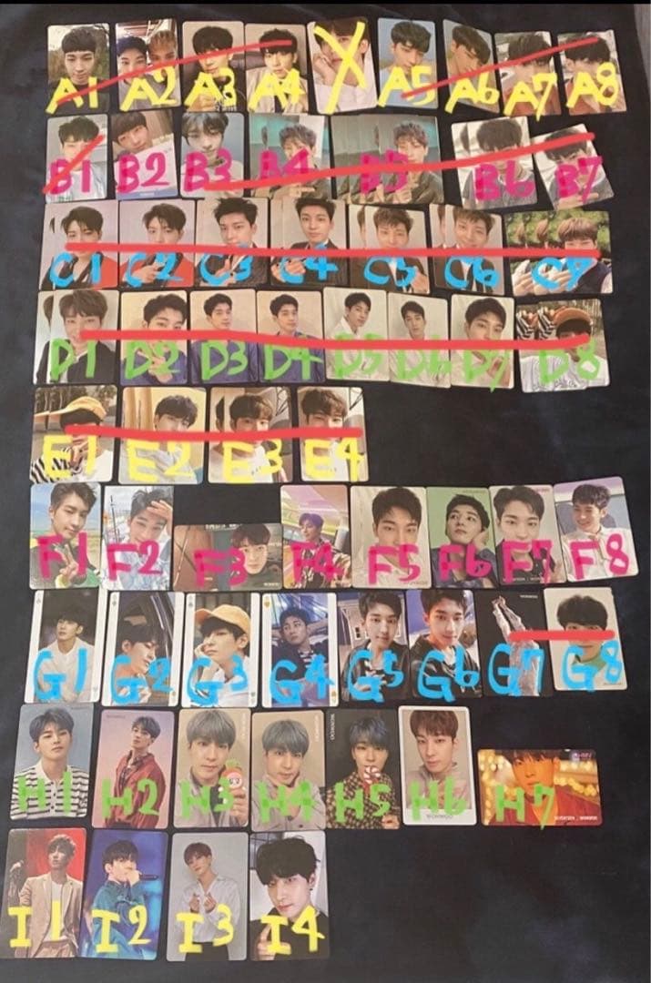 SEVENTEEN ウォヌ　トレカ　セット