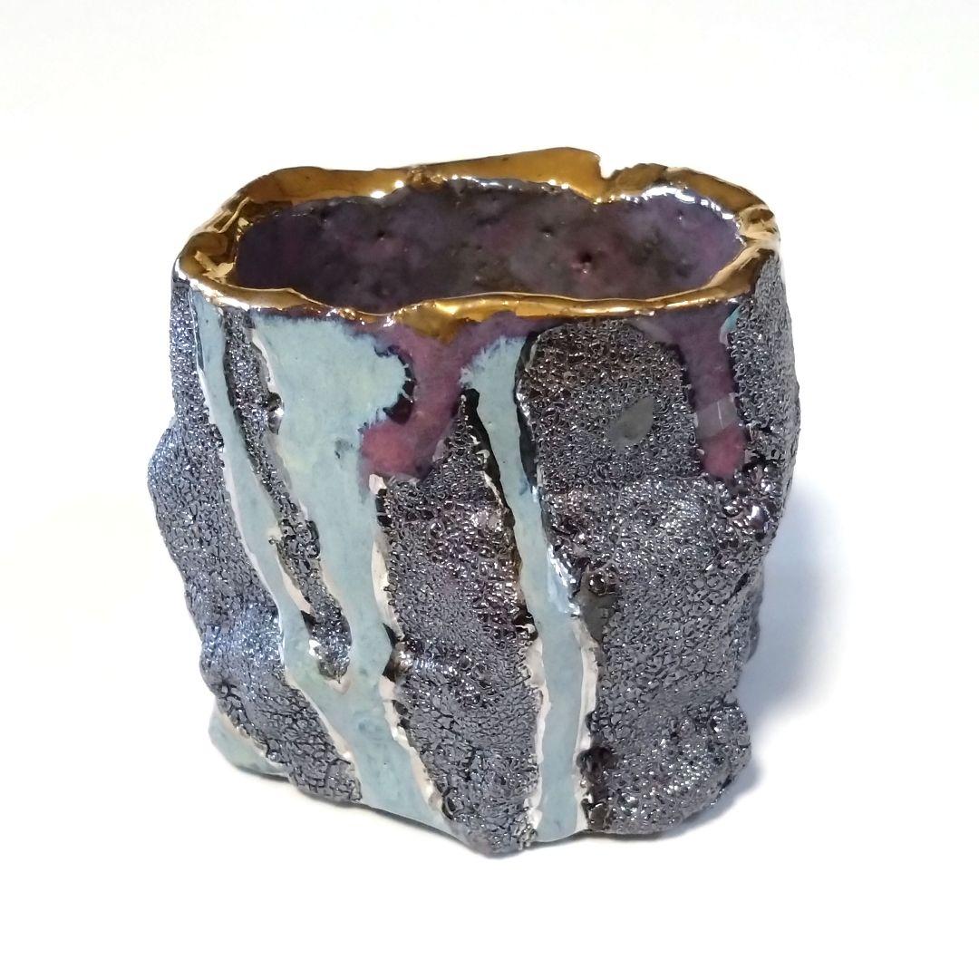 市川透　VANISHING POINT　ぐい呑　備前　酒器