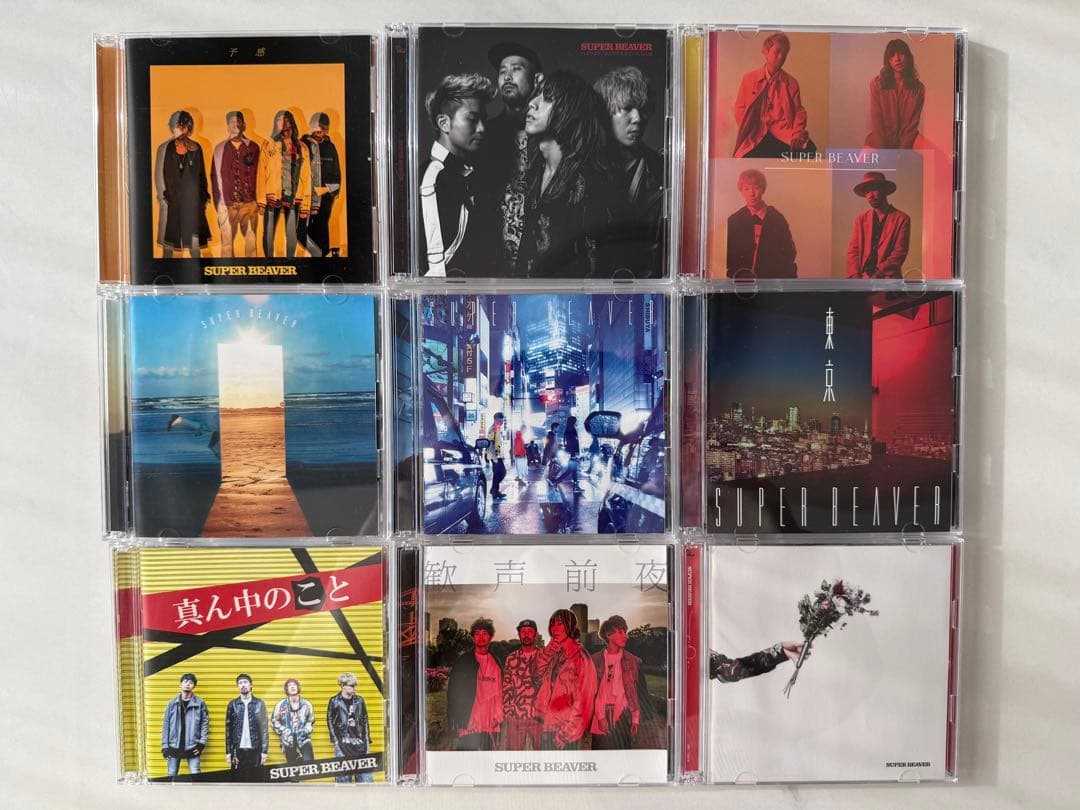 SUPER BEAVER シングルアルバム(DVD)9枚セット