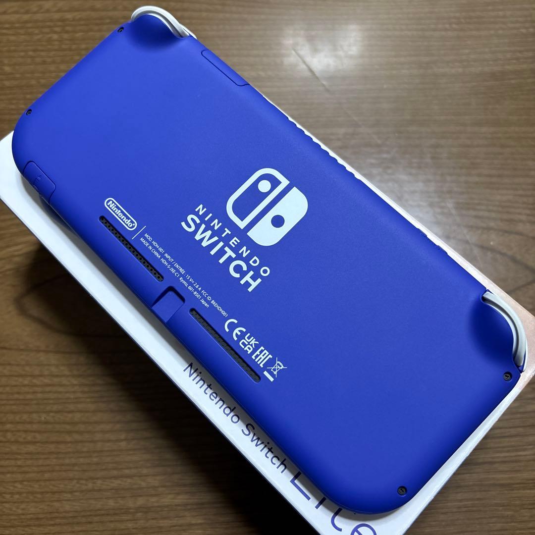 A*.様 Nintendo Switch Lite ブルー 本体 超美品 アダプ