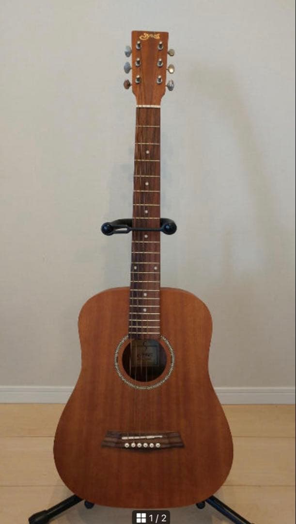 S.Yairi　ミニギター　カバー付き