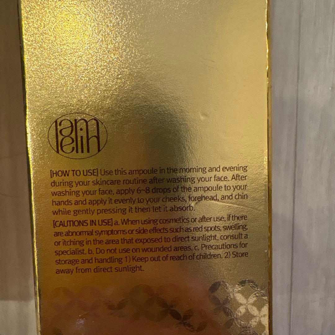 Lamelin24KGOLD RETINOL PEPTIDE AMPOULE2本