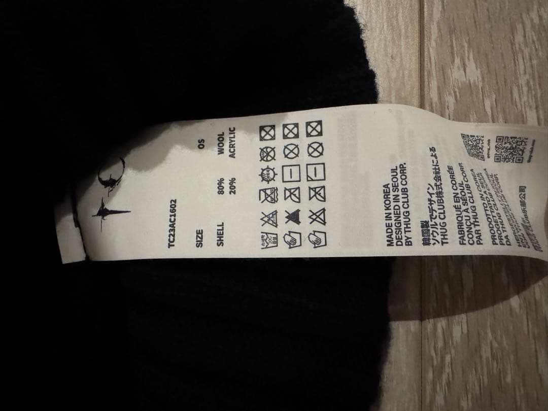 【Thug Club】TC EMBLEM BASIC BEANIE◆