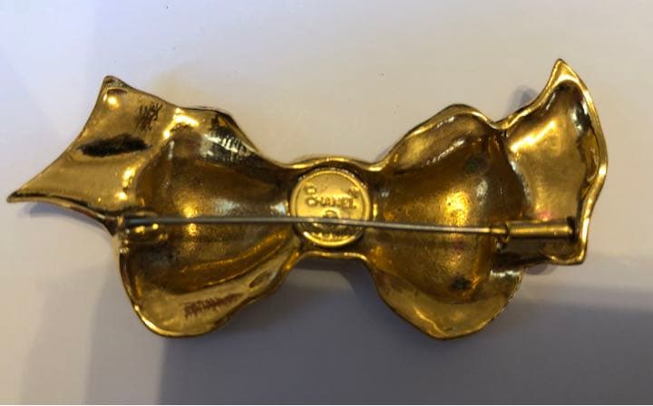 ririka12‼️ シャネル　CHANEL ヴィンテージ　リボン　ブローチ