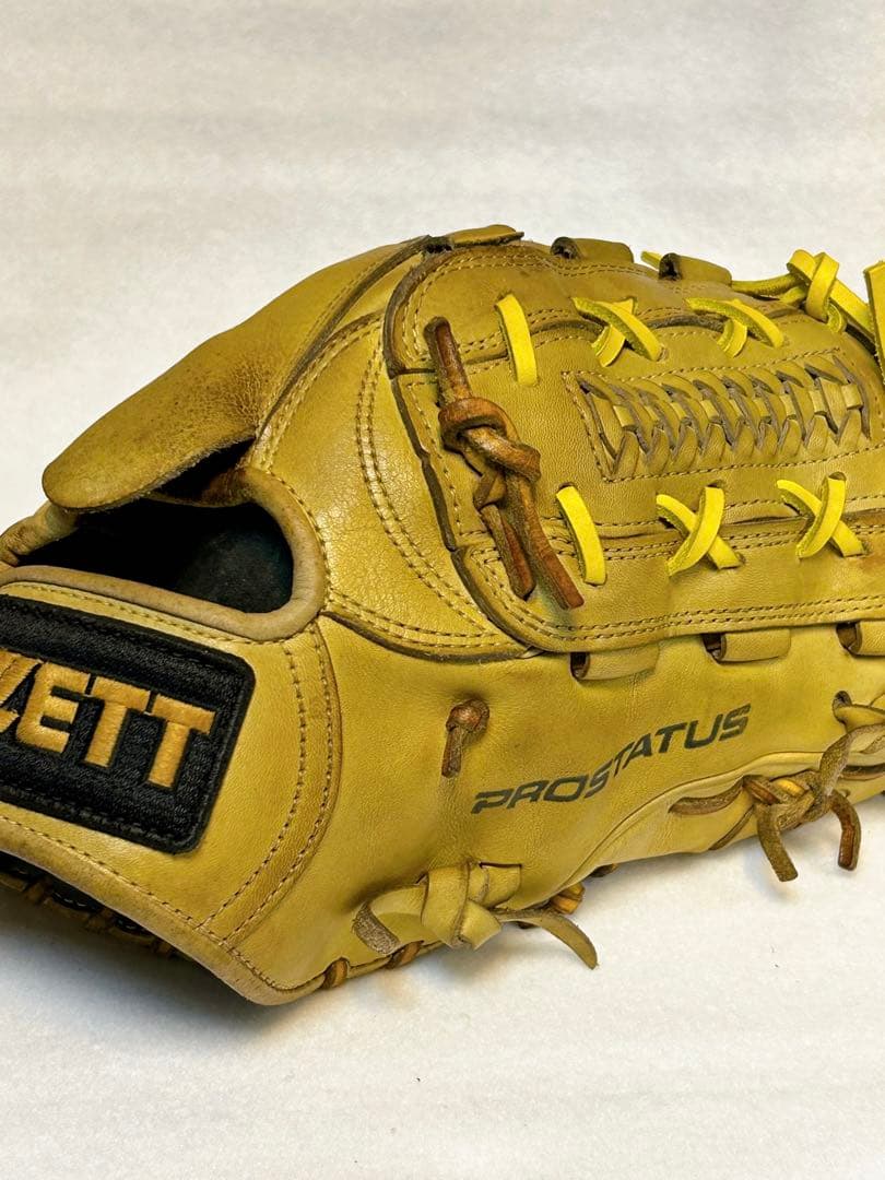 ★硬式用・投手★ ZETT プロステイタス ピッチャーグローブ オイルメンテ済