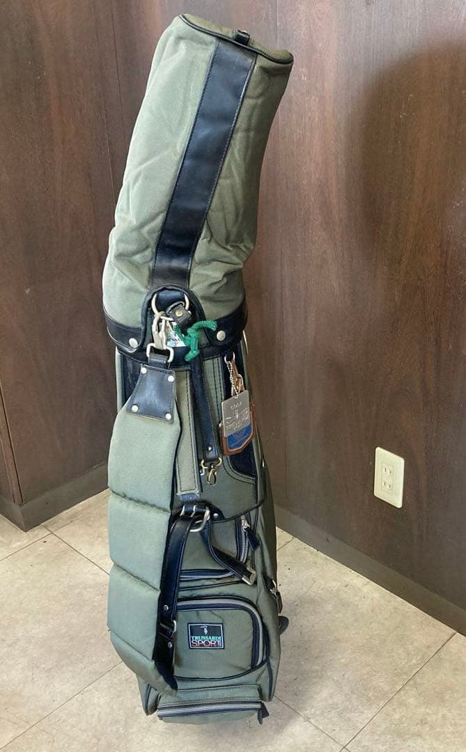 TRUSSARDI トラサルディ ゴルフ キャディバッグ ゴルフバッグ カート
