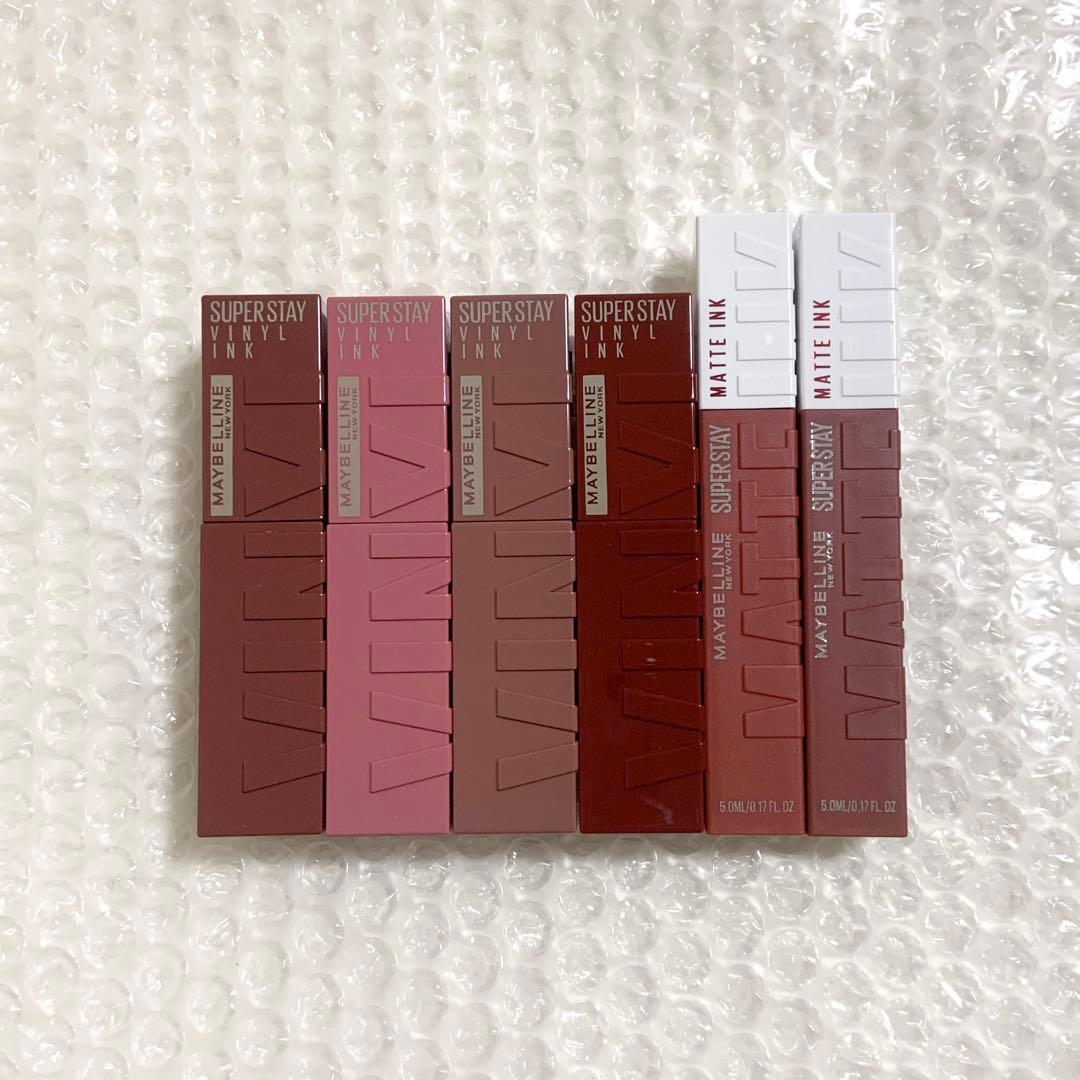 メイベリン SPステイ ヴィニルインク　マットインク　６本セット