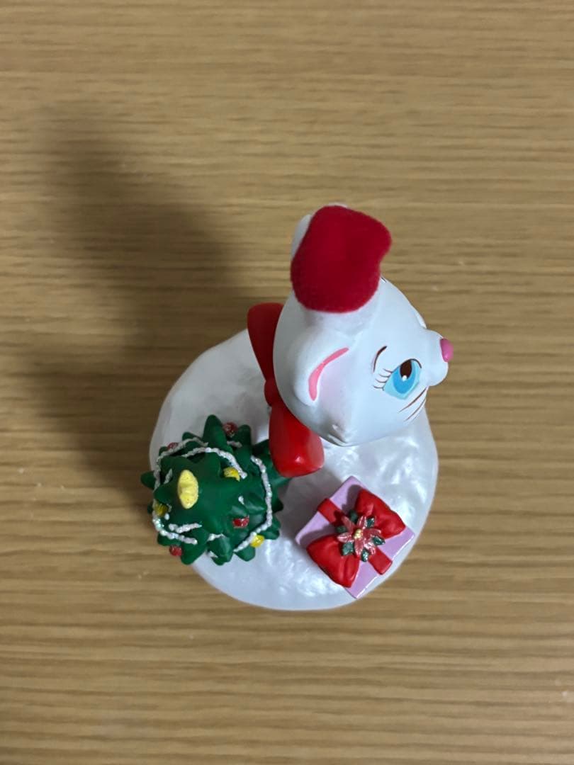 おしゃれキャット マリー フェイス小物入れ クリスマス　首振り　#1