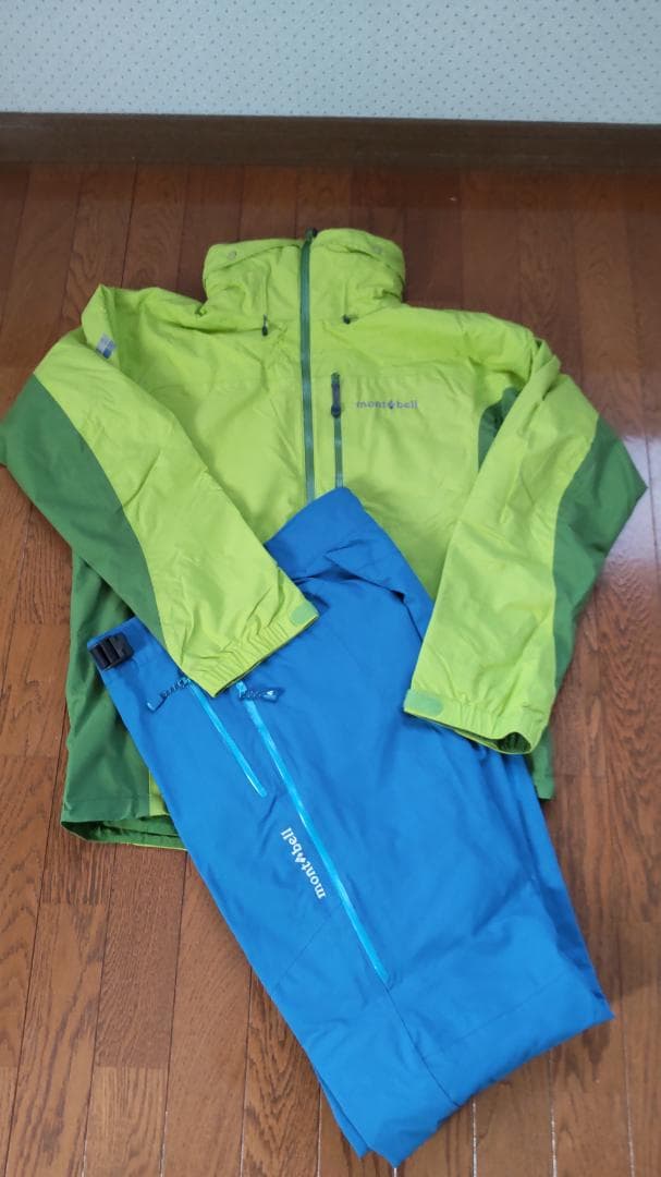 モンベル　シャルモパーカー＆インシュレーテッドパンツ上下セット