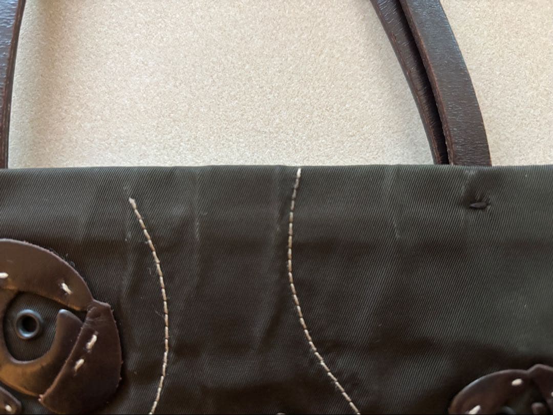 【希少✨美品】PRADA フラワーモチーフ　ミニバッグ