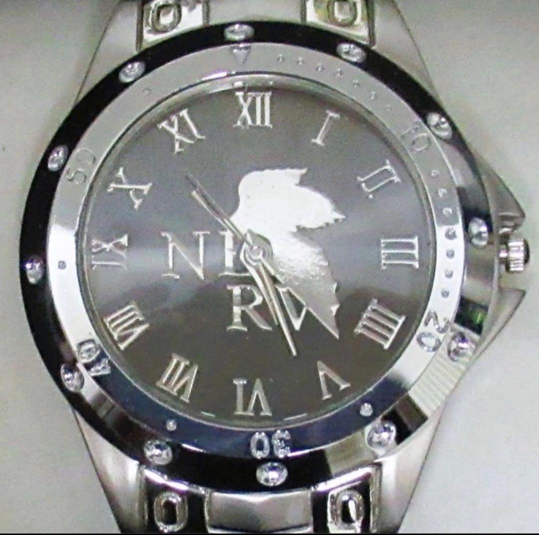 エヴァンゲリオン　NERV シルバー 腕時計
