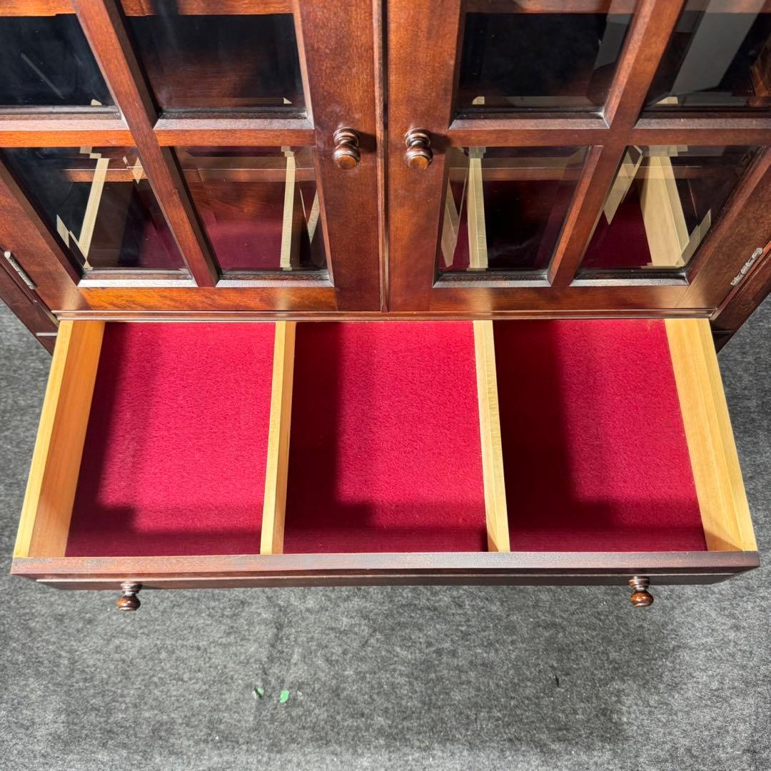 モリシゲ 民芸家具 チェスト 飾り棚 和家具 キャビネット d4159