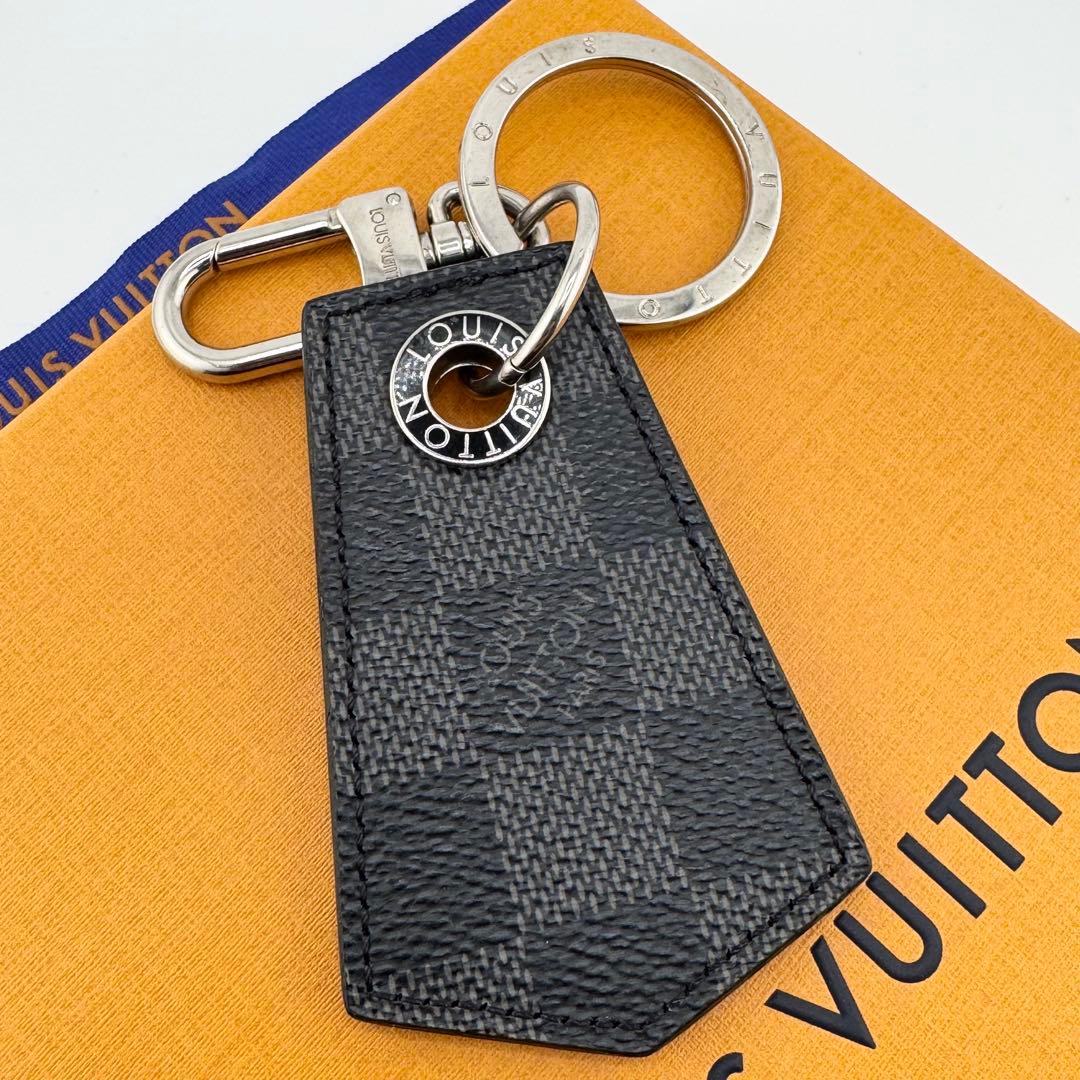 極美品ルイヴィトン アンシャッペ ダミエグラフィット キーリング エクリプス