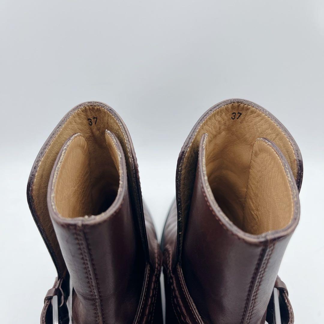 美品✨TOD'S トッズ ジョッパーブーツ ショートブーツ ダークブラウン 37