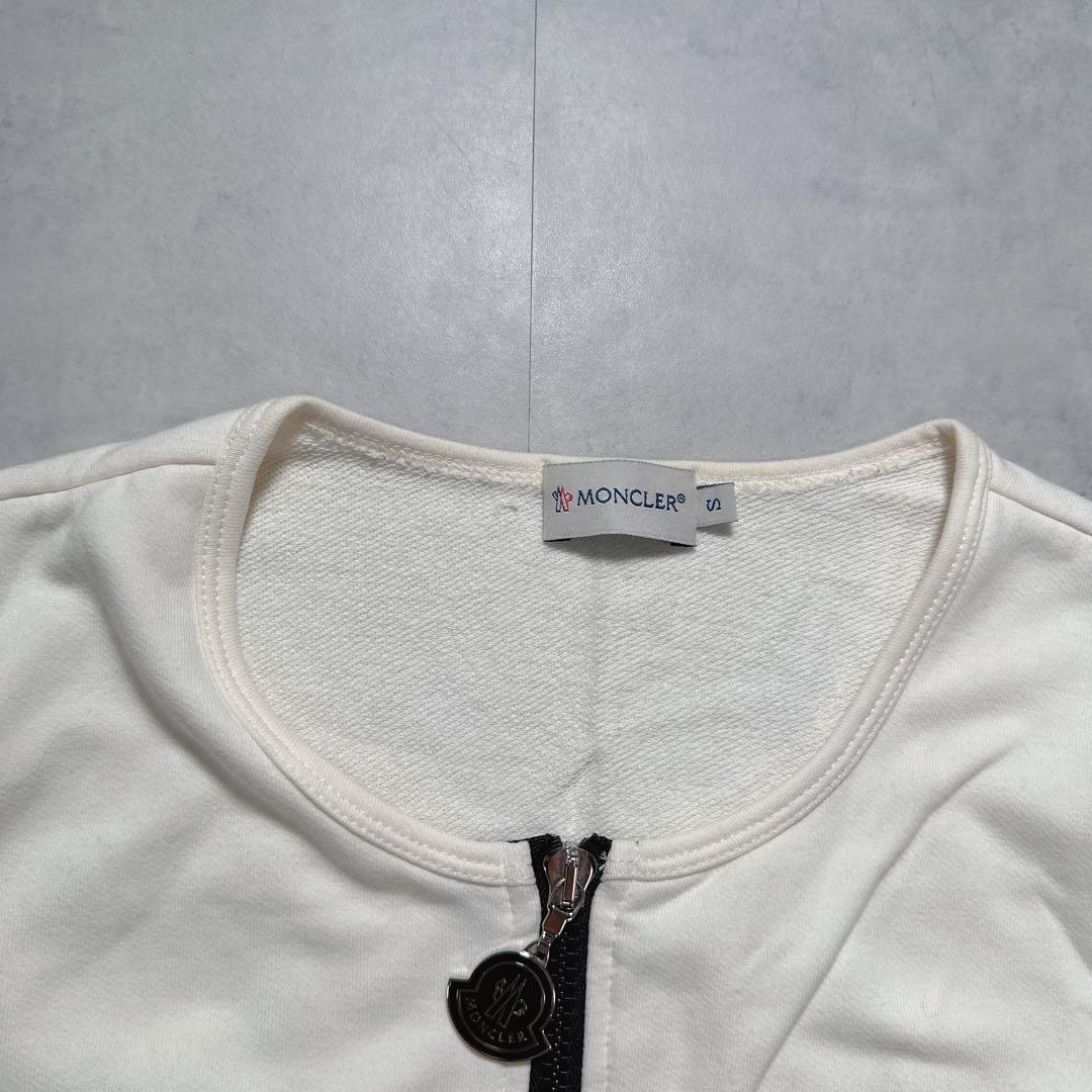 MONCLER モンクレール フリル フルジップ コットンジャケット ロゴジップ