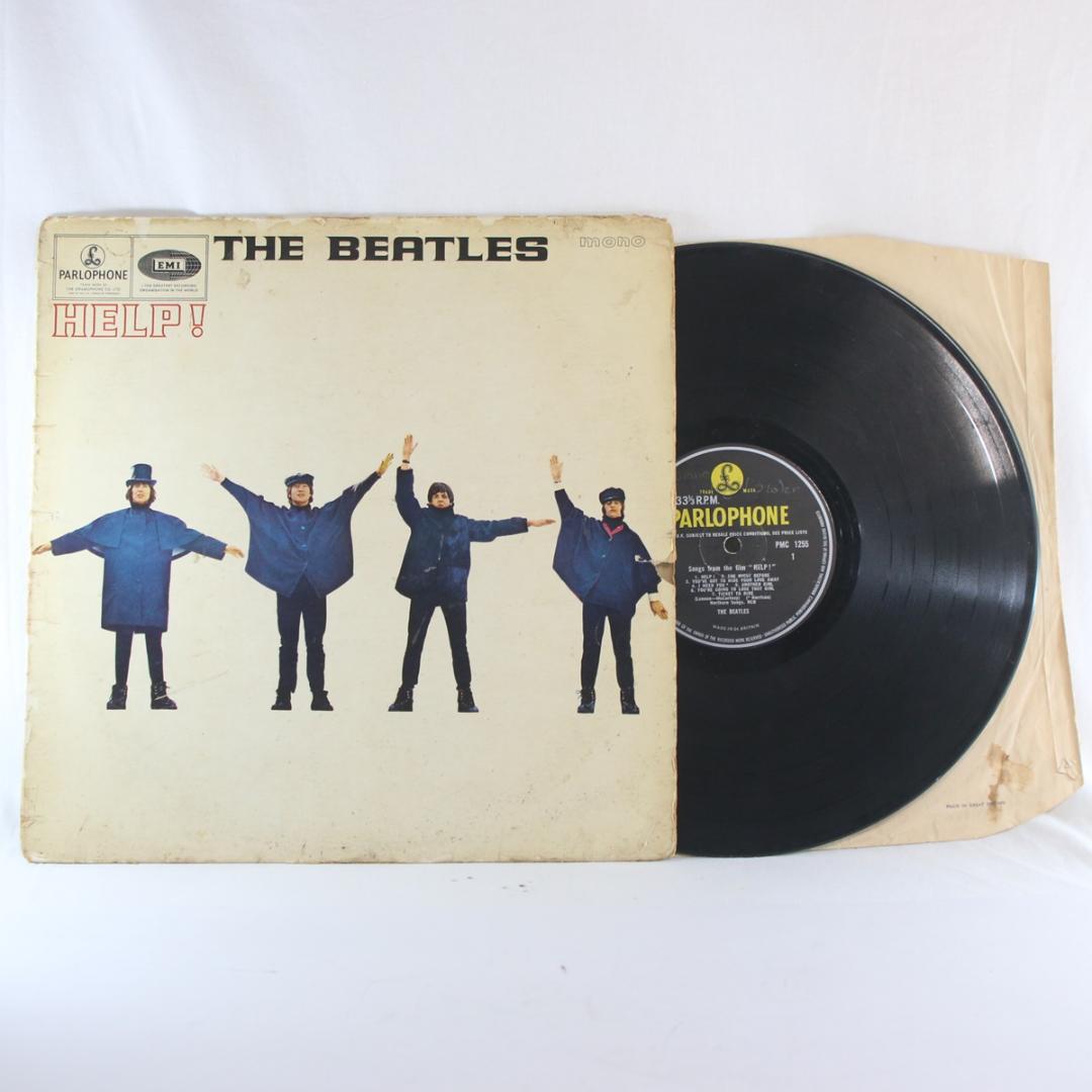 英LP The Beatles HELP! UK盤 Mono 1stプレス KT